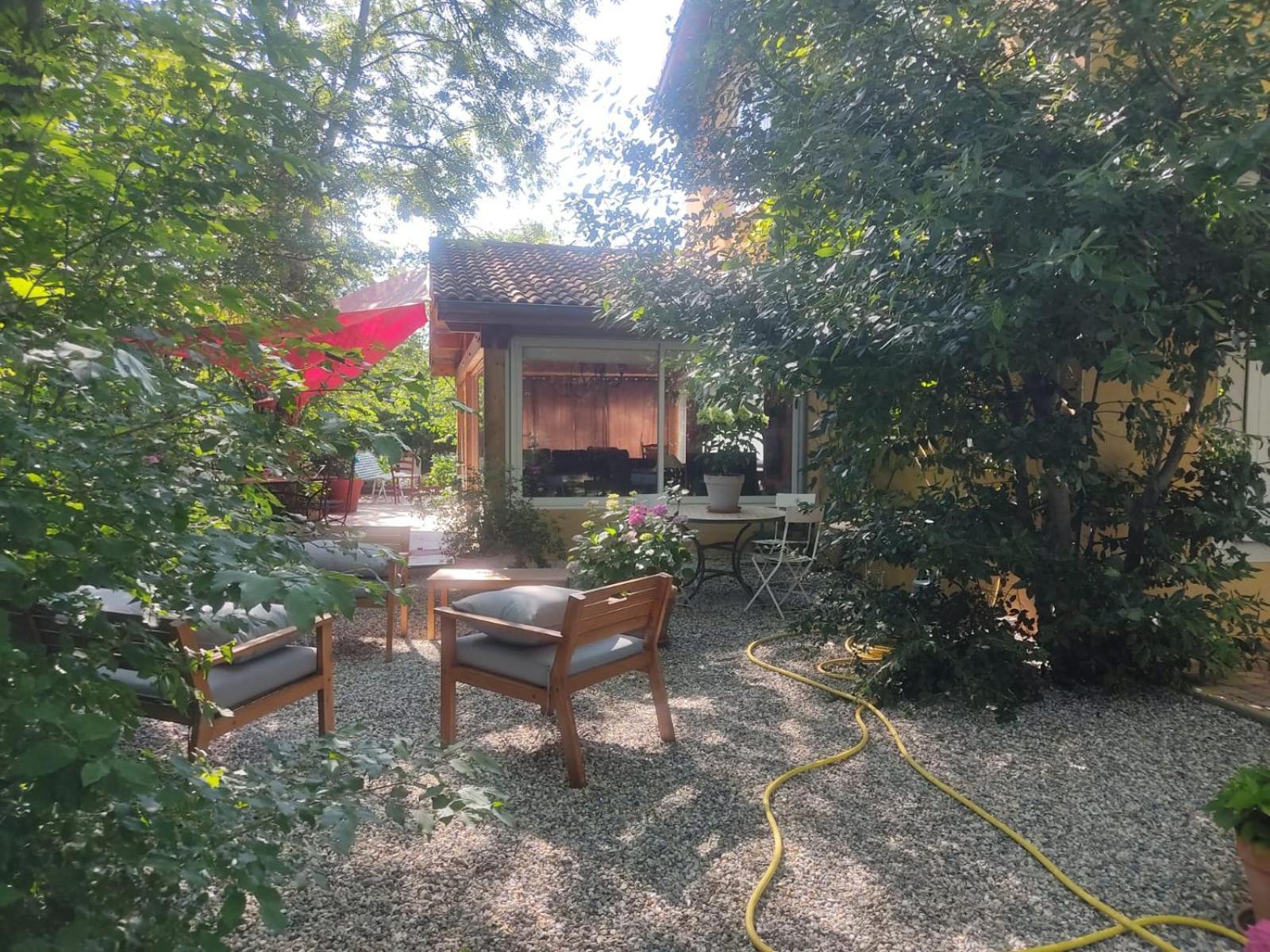 La Frenaie Panzió Saint-Cyr-sur-le-Rhone Kültér fotó